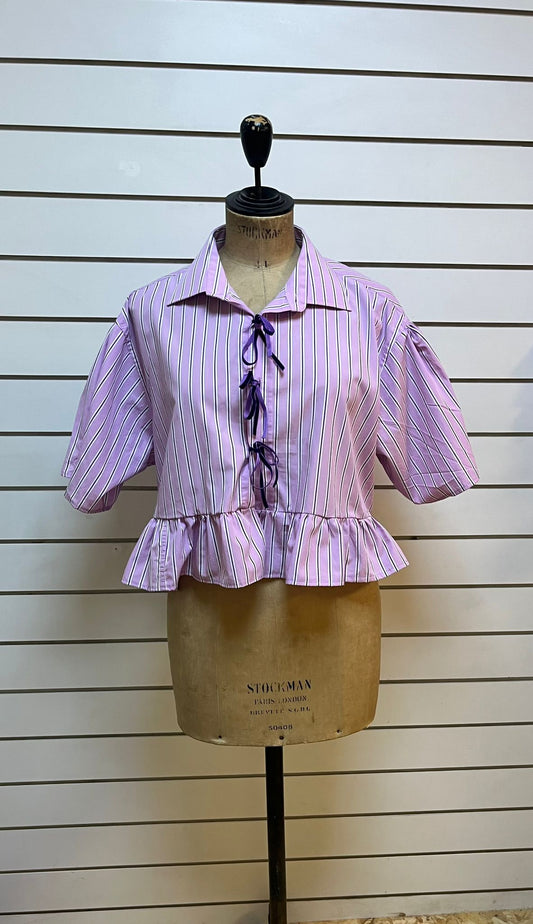 CHARLIE  reworked Alice shirt top.