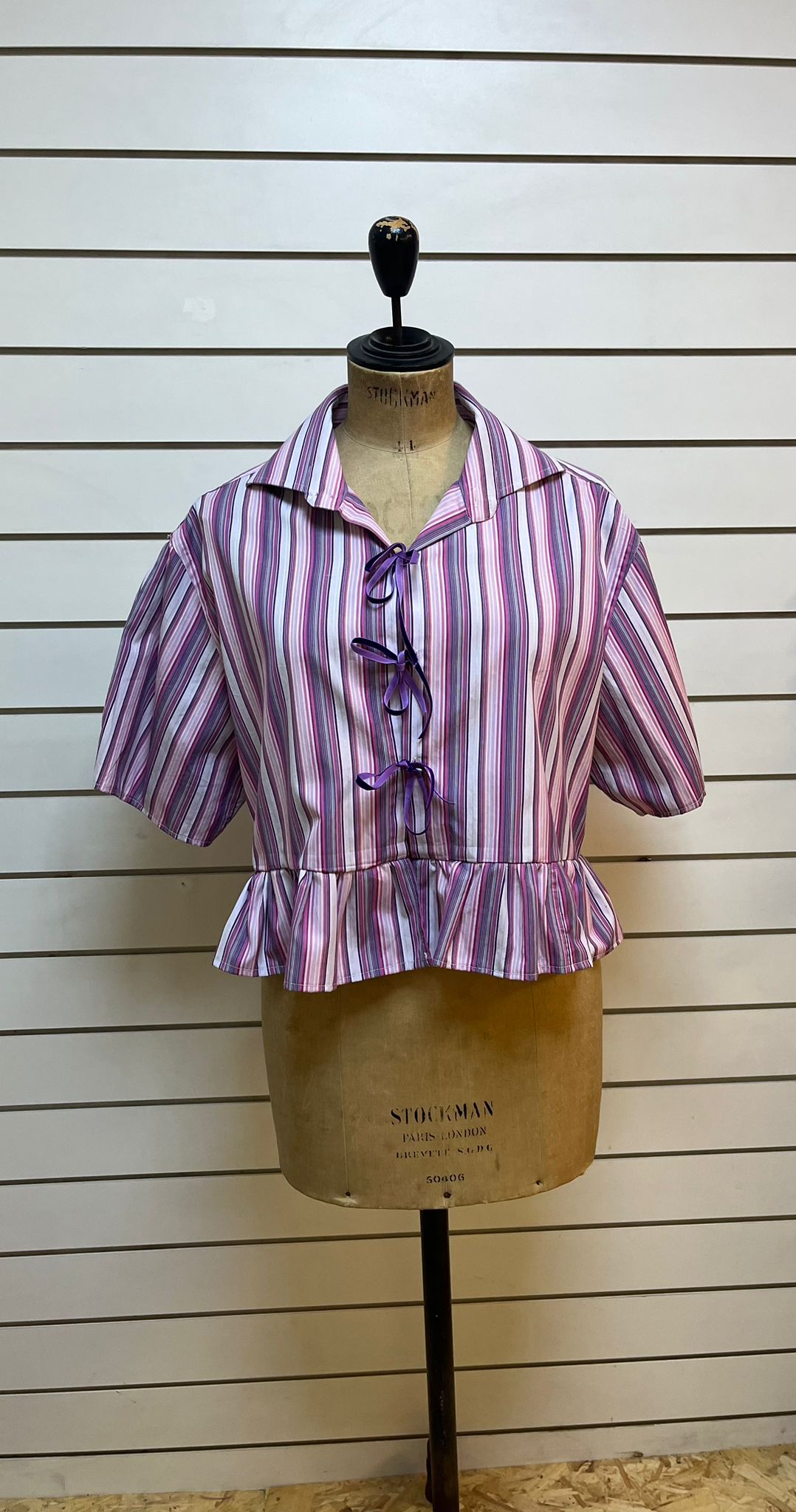 CHARLIE  reworked Alice shirt top.